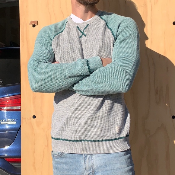 Buffalo two-tone Crewneck Knit Sweater - Picture 2 of 6